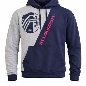 St. Louis City SC Navy and Gray Kids Hoodie